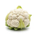 The texture is bumpy and compact, typical of cauliflower heads Royalty Free Stock Photo