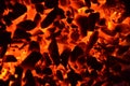 The texture of burning coal anthracite. Royalty Free Stock Photo