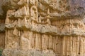 Texture of canyon, rock sculptured for million years at Pha Chor Canyon, Chiang Mai, Thailand