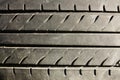 Texture of a car's truck tires