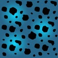 cheetah background seamless repeating texture, royal blue Royalty Free Stock Photo