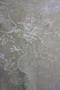 Texture of chinese dragon pattern fabric