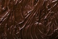 Texture of chocolate icing