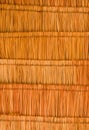 Texture of the classic thatch roof from inside vie Royalty Free Stock Photo