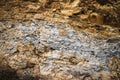 Texture of clayey clay Royalty Free Stock Photo