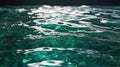 Texture of clean water surface with ripples, splashes. Abstract nature background, Water waves in the sun with copy space Royalty Free Stock Photo