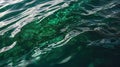 Texture of clean water surface with ripples, splashes. Abstract nature background, Water waves in the sun with copy space Royalty Free Stock Photo