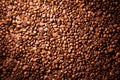 Texture coffee beans closeup Royalty Free Stock Photo