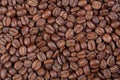 Texture of Colombia Supremo gourmet coffee . Royalty Free Stock Photo