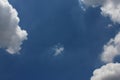 Cloud and sky moving in clear weather day