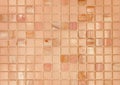 Texture of colored decorative ceramic tiles with abstract pattern, square, mosaic background Royalty Free Stock Photo