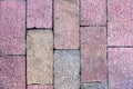 Texture colored paving slabs