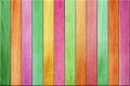 Texture of colored wooden fence