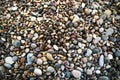 .Texture of colorful little pebbles