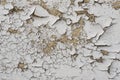 Texture / compositing: Flaking, peeling white paint on stone. 9