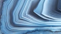 The texture of concentrically layered white-blue agate Royalty Free Stock Photo