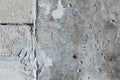 The texture of the concrete wall of foam blocks interface with stiff glue Royalty Free Stock Photo