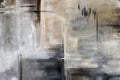 Texture concrete wall with a painted layer of plaster and paint, beige, gray, black architecture abstract background