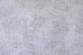 Texture concrete wall with putty. A thin layer of putty. White putty on a gray wall Royalty Free Stock Photo