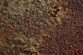 Texture of corrosion