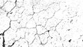 black and white grunge of a cracked wall cracked cracked texture background, dried dusty effect crackle Royalty Free Stock Photo