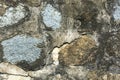 Texture. Cracked and weathered natural stone background. Royalty Free Stock Photo