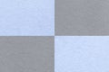 Texture craft gray and light blue paper background with cells pattern. Vintage cardboard with copy space for banner Royalty Free Stock Photo