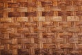 Texture of crisscrossed palm fiber.