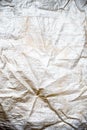 Texture of crumbled plastic paper. Royalty Free Stock Photo
