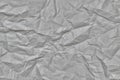 The texture of crumpled gray paper