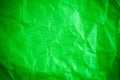 Texture crumpled green paper background Royalty Free Stock Photo