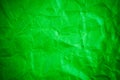 Texture crumpled green paper background Royalty Free Stock Photo