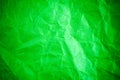 Texture crumpled green paper background Royalty Free Stock Photo