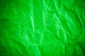 Texture crumpled green paper background Royalty Free Stock Photo