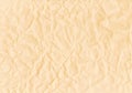Texture of crumpled horizontal sepia paper. Vector Royalty Free Stock Photo