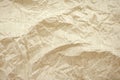 Texture of crumpled parchment paper. Baking paper Royalty Free Stock Photo