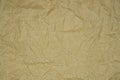 Texture Of Crumpled Parchment Paper. Old paper surface Royalty Free Stock Photo