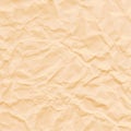 Texture of crumpled sepia paper. Vector