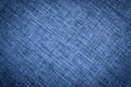 Texture of Dark Blue Canvas Fabric Royalty Free Stock Photo