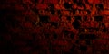 texture dark brick red bloody wall background. Royalty Free Stock Photo