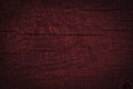 Texture of dark burgundy old rough wood. Mahogany abstract background for design. Royalty Free Stock Photo