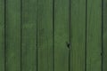 Texture of dark green wooden planks . natural wooden background