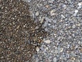 Large and small smooth stones. Royalty Free Stock Photo