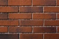 Texture of dark red brick wall as background Royalty Free Stock Photo