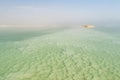 Texture of Dead sea. Salty sea shore Royalty Free Stock Photo