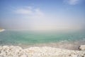 Texture of Dead sea. Salty sea shore Royalty Free Stock Photo