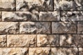 Texture decorative brick, wall tiles made of natural stone Royalty Free Stock Photo