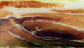 Texture of delicious appetizing spanish jamon closeup, ham