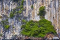 Texture of rock mountain in Andaman ocean
