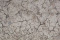 dried cracked ground and sand Royalty Free Stock Photo